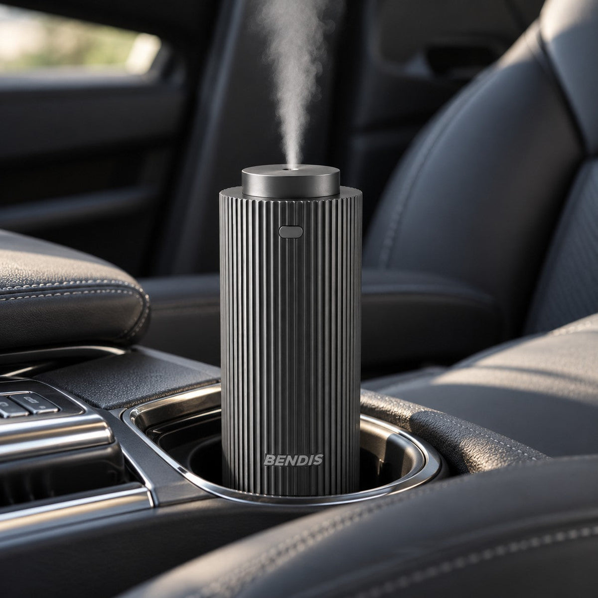 BENDIS DRIVE en el portavasos del coche: ambientador de coche sin agua que arranca con el motor