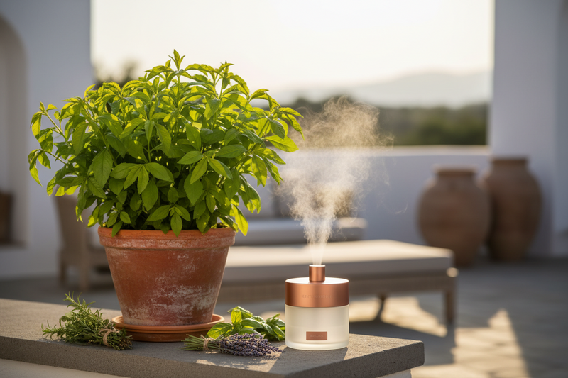 Citronela en verano: el aroma que repele mosquitos y transforma el ambiente en terrazas y exteriores
