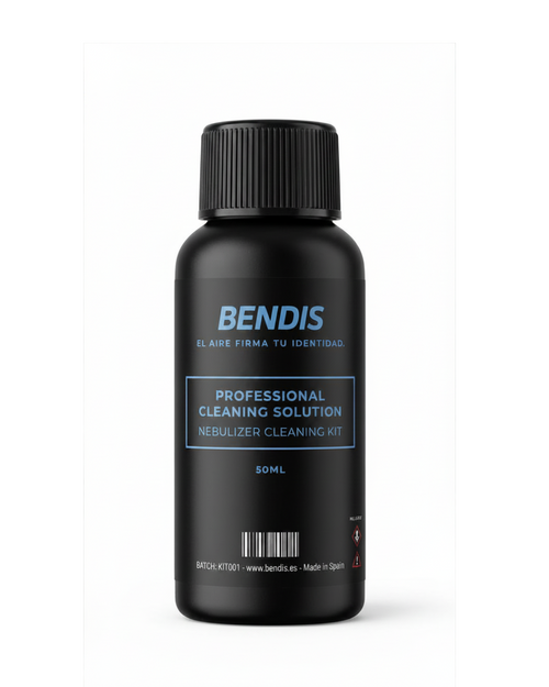 Botella de alcohol de limpieza de 50ml para mantenimiento de nebulizadores BENDIS