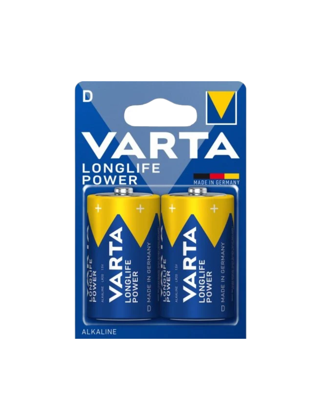 Pilas Varta Industrial D – Larga duración (Pack 2)