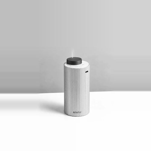 Diffuseur de parfum voiture BENDIS DRIVE coloris argent, diffuseur d'arômes en aluminium sans eau