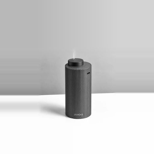 Diffuseur de parfum voiture BENDIS DRIVE coloris titane, diffuseur d'arômes en aluminium sans eau