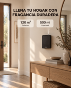 Difusor BENDIS FLOW en el recibidor de casa: 120 m² de cobertura y 500 ml de capacidad