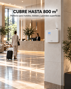 El difusor BENDIS HALO aromatiza hasta 800 m² en el lobby de un hotel