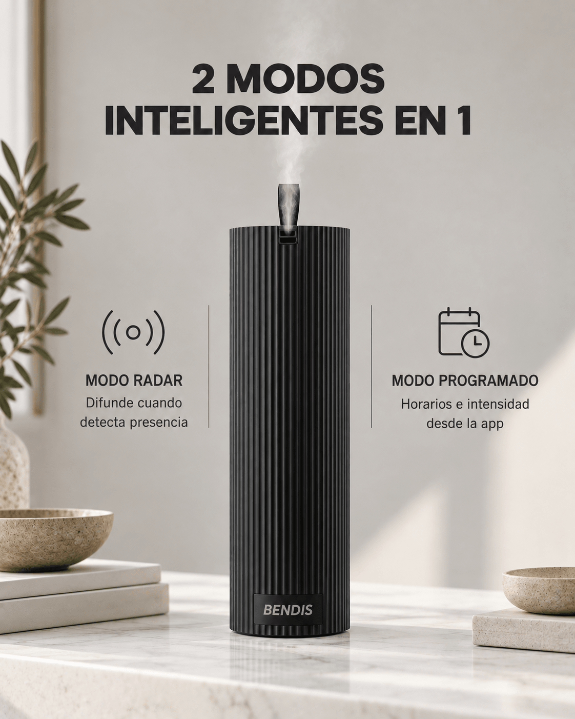 Dos modos inteligentes de difusión del BENDIS LUME