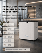 Difusor de aroma BENDIS ORBIT – Detalle conexiones | Difusor industrial para espacios hasta 600 m²
