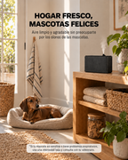 Difusor BENDIS PULSE en casa con perro: aroma limpio en hogares con mascotas