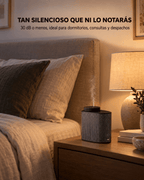 Difusor BENDIS SENSE silencioso en la mesilla del dormitorio
