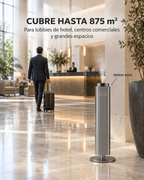 El difusor BENDIS WAVE aromatiza hasta 875 m² en el lobby de un hotel