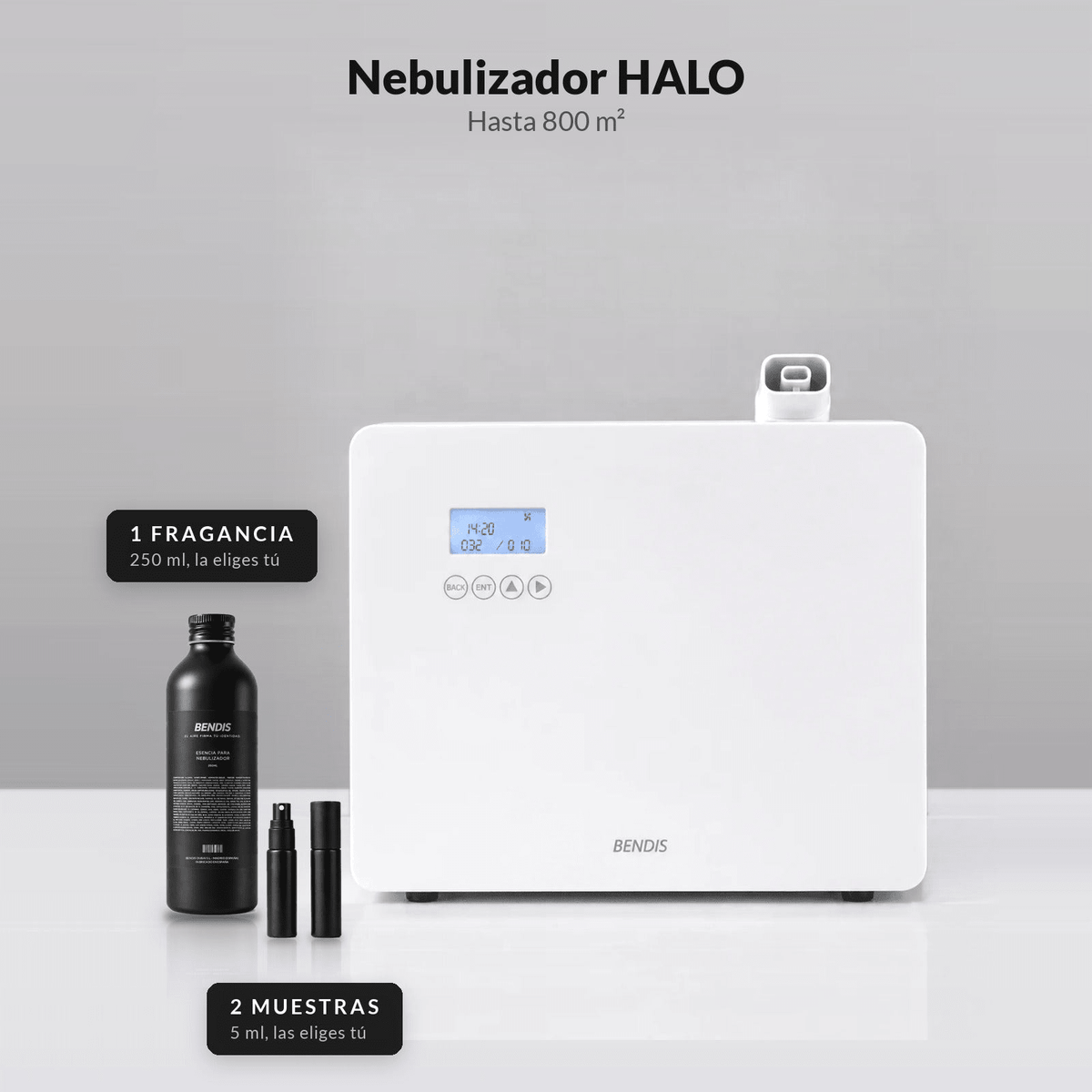 PACK NEGOCIO · Difusor profesional + fragancia + 2 muestras gratis - BENDIS